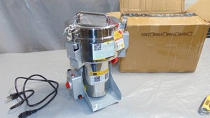 lot 11 image: CGOLDENWALL 1000g Electric Grain Grinder Mill Safety Upgraded 3000W High-speed Spice Herb Grinder Commercial Superfine Machine Dry Cereals Pulverizer CE 110V (1000g Swing Type)