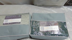 lot 51 image: CoolZen Cooling Weighted Blanket  with Removable Cover Calming, & Sleeping  Weighted Comforter with Premium Glass Beads for All Seasons  48x72 Twin Bed Size NEW