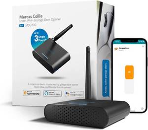 lot 7 image: Meross Collie Smart Wi-Fi Garage Door Opener with External Antenna MSG200 Amazon Alexa, Google Assistant  NEW