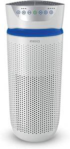 lot 24 image: Homedics 5-in-1 UV-C Air Purifier - 360-Degree HEPA Filter for 1,192 Sq Ft, Large Air Purifiers for Bedroom and Home, Essential Oil Pads, Built-In Timer, 3 Speed Settings for Large Rooms, White