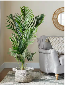 lot 28 image: StyleWell 4.17 ft. Indoor Artificial Palm Tree Model # 23985 UPC Code # 6971258888006