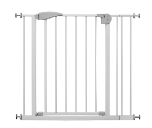 lot 76 image: Easy Assembly Pet Gate Safety Gate Durability Dog Gate For House, Stairs, Doorways, Fits Openings 29.5 to 40