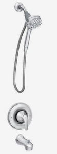 lot 82 image: MOEN Darcy with Magnetix Single-Handle 6-Spray 3.75 in. Tub Shower Faucet And Valve NEW