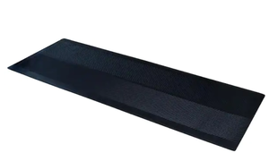 lot 88 image: ClimaTex IndoorOutdoor Black 27 in. x 120 in. Rubber Runner Rug Model # 9A-110-27C-10 UPC Code # 751315700092