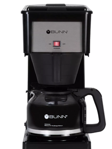lot 92 image: BUNN Velocity Brew 10 Cup Coffee Brewer - Black GR-B Brews a full pot of coffee in less than half the time NEW
