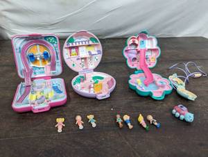 Three Vintage Polly Pockets And More