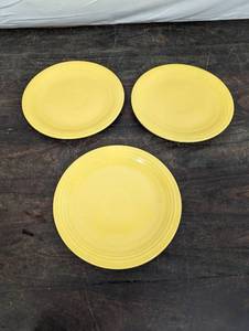 Three Fiesta Plates