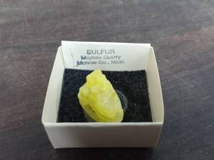 Sulfur from Michigan