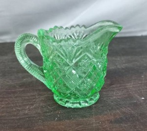 Uranium Glass Creamer