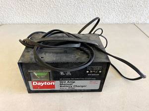 lot 6 image: Dayton 102 Amp Battery Charger