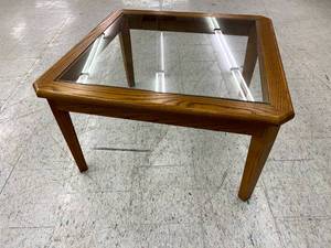 lot 36 image: Glass Top Coffee Table