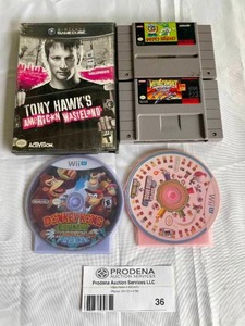 lot 36 image: Lot of Various Vintage Console Video Games