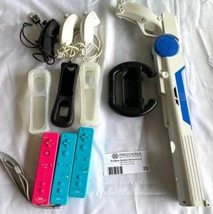 lot 25 image: Nintendo Wii Accessory and Controller Lot