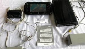 lot 26 image: Wii U Base and Handheld Console w Power Supply