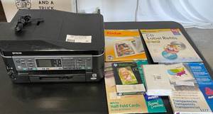 lot 68 image: Epson Workforce 545 Color Photo PrinterCopier with Photo Paper, Cardstock and More