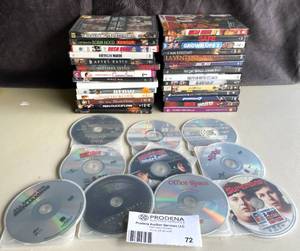 lot 72 image: Lot of 37 of DVD Movies