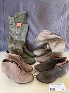 lot 94 image: Lot of Womens Fashion Tall and Ankle Boots Size 7 and 7.5