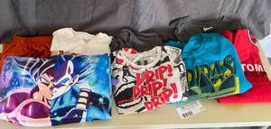 lot 117 image: Lot of Mens Size L-2X Clothing-Streetwear, Anime Hoodie and More
