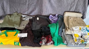 lot 118 image: Lot of Mens Size S-L Clothing-Adidas Jersey, Dickies Pants and More