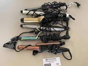 lot 152 image: Lot of Various Hair Curling Irons and Wands. 
