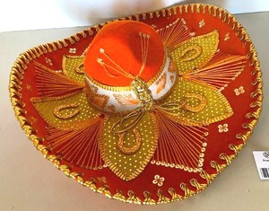 lot 154 image: Pigalle Authentic Vintage Mexican Mariachi Sombrero Hat Size XXXXXX