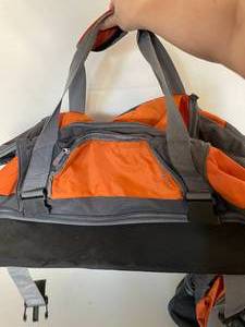 lot 158 image: 2 Large Rolling Duffle Bag Suitcases