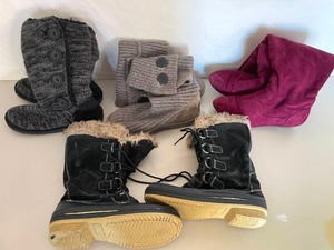 lot 155 image: Lot of Womens Boots-UGGS, Winter Boots Size 7