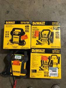 Lot of Assorted Dewalt Portable Power Stations Various Sizes and Conditions Customer Returns See Pictures