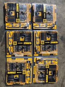 Lot of DEWALT MAXFIT Screwdriving Drill Bit Set (60-Piece)   Customer Returns See Pictures