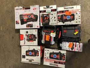 Lot of Assorted Vector Portable Power Stations Various Sizes and Conditions Customer Returns See Pictures