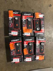 Lot of Coast PM300 1000 Lumen Focusing Magnetic LED Pocket-Size Work Light  Customer Returns See Picture