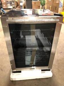 Magic Chef 44 Bottle Dual Zone Wine Cooler in Stainless Steel Customer Returns See Picture