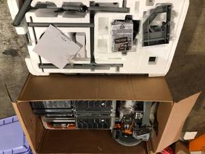RIDGID 15 Amp 10 in. Wet Tile Saw with Portable Stand Used Customer Returns See Pictures