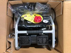 Husky 1 Gal. Portable Electric-Powered Silent Air Compressor Customer Returns See Pictures