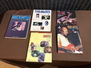 lot 82 image: Lot of 5- Blues Music Guitar Tablature Books