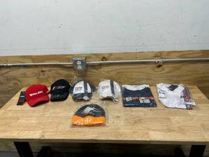 lot 57 image: Lot of Racing Related Hats and Shirts