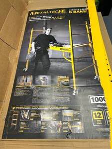 lot 60 image: METALTECH Multi-Purpose 6ft. Baker-Style Scaffold  1000-Lb. Capacity, Steel