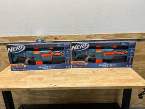 lot 38 image: NERF Lot of 2- Elite 2.0 Phoenix CS-10 Nerf Guns
