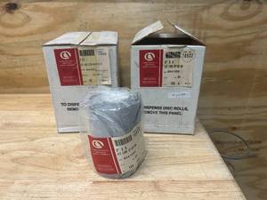 lot 68 image: CARBORUNDUM ABRASIVES Lot of 2 Cases of- 5 x -SC Lube Stick-On 150 Grit (4 rolls per case)