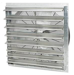 lot 3 image: STRONGWAY Enclosed Single Speed Shutter Exhaust Fan  30in., 5300 CFM, 13 HP