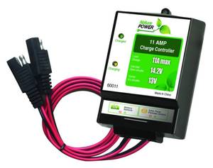 lot 74 image: NATURE POWER 11 Amp Charge Controller, Model# 60011