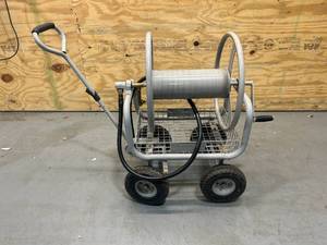 lot 112 image: STRONGWAY Hose Reel Cart, Holds 58in. x 400ft. Hose
