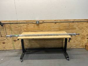 lot 113 image: ULTRA-TOW 3500-Lb. Capacity Spring Trailer Axle with Adjustable Spring Mounts  85in. Hubface, 69 12in.73 12in. Spring Center, 90 14in.L, Straight