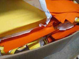lot 15 image: Box of Open Ream Bright Yellow & Or...
