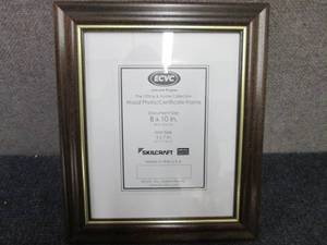 lot 18 image: SKILCRAFT PictureCertificate Frame...