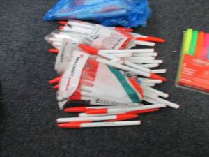lot 54 image: Red Stick Pens, Highlighters...