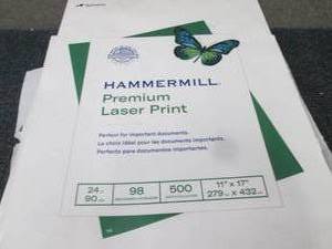 lot 57 image: Ream of Hammermill Premium Laser Pr...