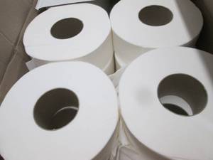 lot 66 image: 11 Jumbo Rolls Boardwalk 2 ply Bath...