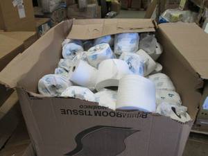 lot 76 image: Open Case Toilet Paper Rolls...
