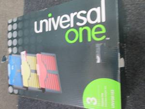 lot 82 image: Universal UNV08163 Black Recycled P...